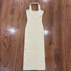 Zara Cream Sleeveless Dress